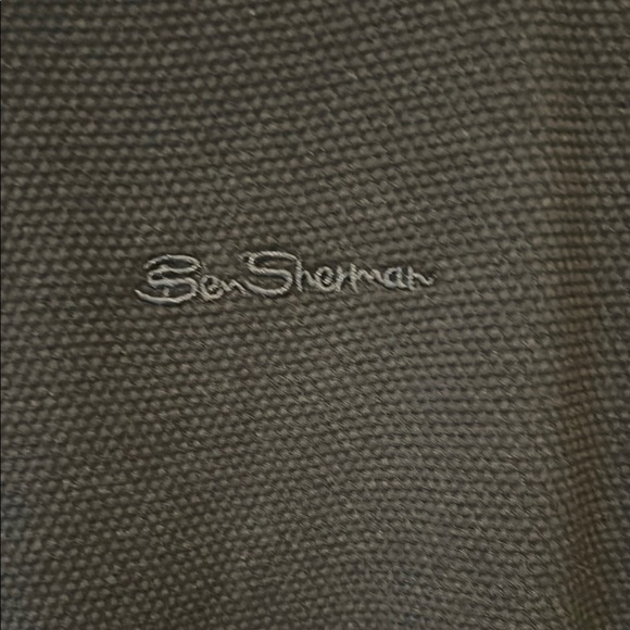 BNWT Ben Sherman Navy Polo Shirt with Red and White Accents Size Medium - Picture 3 of 8